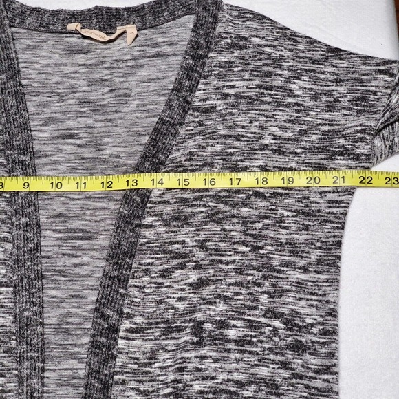 Soft Surroundings‎ Cardigan Sz XS Pockets Stretch Comfort Gray Marled Open Front - Picture 9 of 11